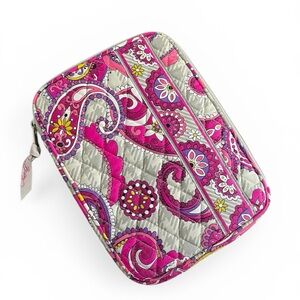 Vera Bradley Tablet 1/2 Zip Case - Paisley Meets Plaid